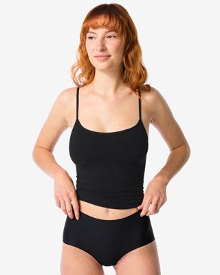 HEMA Medium corrigerende slip hoge taille zwart (zwart)