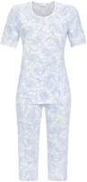Ringella blauwe paisley pyjama