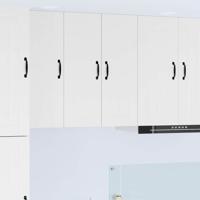Keukenkast aan de muur met plank Hoogglans wit 30 x 31 x 80 cm Keukenkast aan de muur met plank Hoogglans wit 30 x 31 x 80 cm