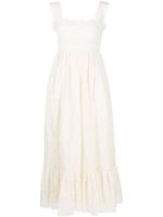 Gucci broderie anglaise cotton midi dress - Tons neutres