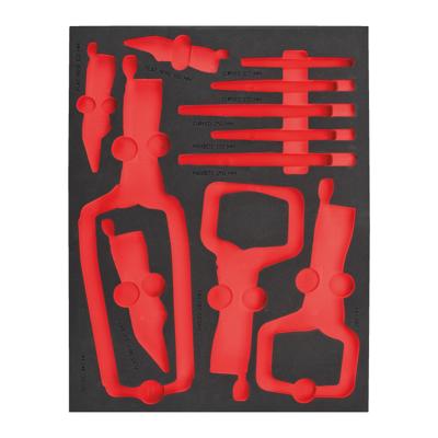 Milwaukee Empty 11 pc Grip Pliers Set Foam Insert Lege Foam inlay griptangenset (11-delig) - 4932493680