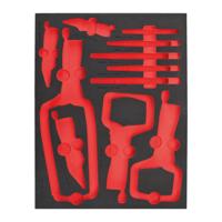 Milwaukee Empty 11 pc Grip Pliers Set Foam Insert Lege Foam inlay griptangenset (11-delig) - 4932493680