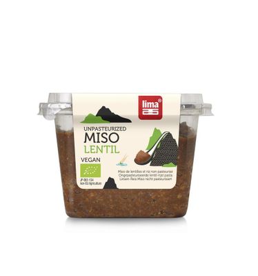 Linzen miso ongepasteuriseerd bio