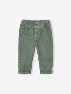Corduroy babybroek korstmos