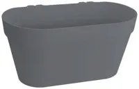 Elho loft urban wall duo wandbak 28 cm antraciet
