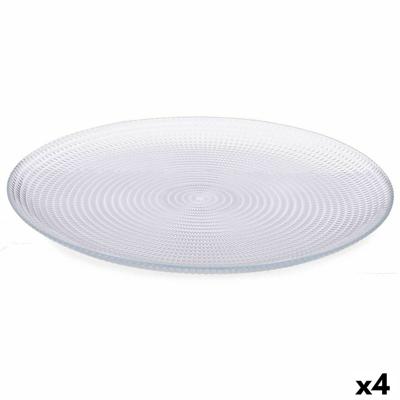 Bordenset Generation Ø 27 cm Transparant Glas (4 Stuks)