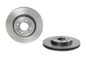 Remschijf COATED DISC LINE BREMBO, Remschijftype: Binnen geventileerd, u.a. für KIA, Hyundai