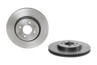 Remschijf COATED DISC LINE BREMBO, Remschijftype: Binnen geventileerd, u.a. fÃ¼r KIA, Hyundai