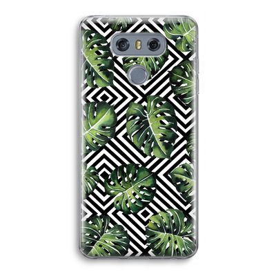 Geometrische jungle: LG G6 Transparant Hoesje