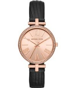 Horlogeband Michael Kors MK2766 Leder Zwart 14mm