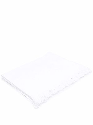 CHANEL Pre-Owned serviette à patch logo (années 2010) - Blanc