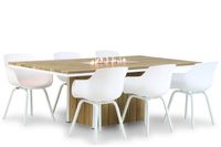 Lifestyle Salina/Seaside 220 cm dining tuinset 7-delig