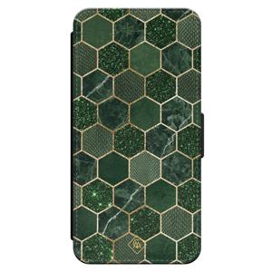 iPhone 16 flipcase - Green cubes