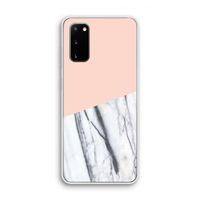 A touch of peach: Samsung Galaxy S20 Transparant Hoesje