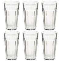 Secret de Gourmet water/sap glazen Lorenz - 6x stuks - 350 ml - glas - Drinkglazen - Waterglazen