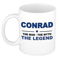 Conred cadeau mok - man myth legend - naam koffiemok - 300 ml - collega - vaderdag