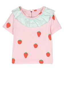 WAUW CAPOW by BANGBANG Ida Strawberry t-shirt baby - Rose