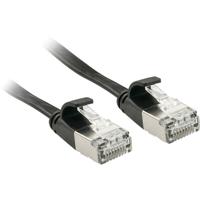 LINDY 47485 RJ45 Netwerkkabel, patchkabel CAT 6A U/FTP 10.00 m Zwart Snagless 1 stuk(s) - thumbnail