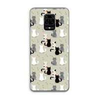 Katten: Xiaomi Redmi Note 9 Pro Transparant Hoesje