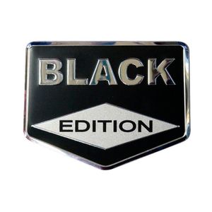 Aluminium Embleem/Logo - BLACK EDITION - 8x6,2cm AV233325