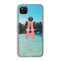Pacific Dream: Google Pixel 4a Transparant Hoesje
