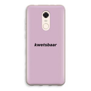 kwetsbaar: Xiaomi Redmi 5 Transparant Hoesje