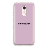 kwetsbaar: Xiaomi Redmi 5 Transparant Hoesje