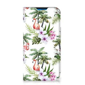 iPhone 14 Pro Hoesje maken Flamingo Palms