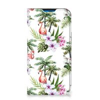 iPhone 14 Pro Hoesje maken Flamingo Palms