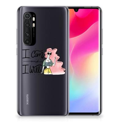 Xiaomi Mi Note 10 Lite Telefoonhoesje met Naam i Can Xiaomi Mi Note 10 Lite Telefoonhoesje met Naam i Can