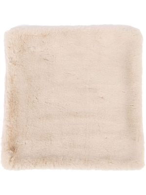 Apparis coussin Brenn en fourrure artificielle - Tons neutres