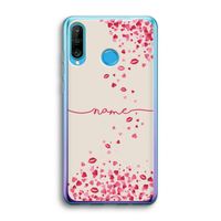 Hartjes en kusjes: Huawei P30 Lite Transparant Hoesje Hartjes en kusjes: Huawei P30 Lite Transparant Hoesje