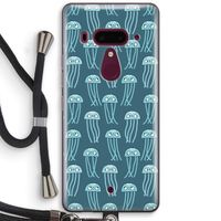 Kwallie: HTC U12+ Transparant Hoesje met koord