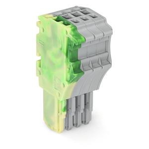 WAGO 2020-104/000-037 Connector, female Groen, Geel, Grijs 50 stuk(s)