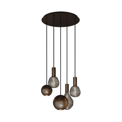 Hanglamp Gerace Rond Platinum (incl. lampen)