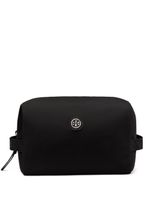 Tory Burch trousse de toilette Virginia à patch logo - Noir