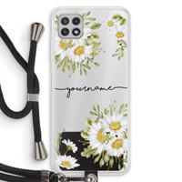 Daisies: Samsung Galaxy A22 4G Transparant Hoesje met koord