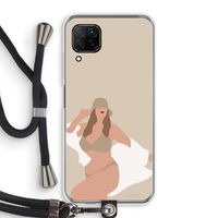 One of a kind: Huawei P40 Lite Transparant Hoesje met koord