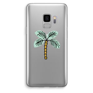 Palmboom: Samsung Galaxy S9 Transparant Hoesje