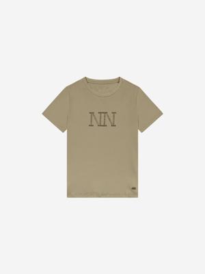 Nik&Nik winter t-shirt meisjes - groen - Stud