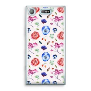 Bloemetjes: Sony Xperia XZ1 Compact Transparant Hoesje