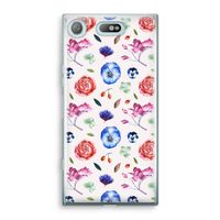 Bloemetjes: Sony Xperia XZ1 Compact Transparant Hoesje