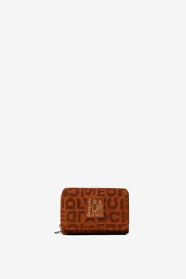 Mini-portemonnee logomania - BROWN - U
