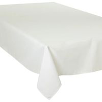 Tafelkleed rechthoekig 300 x 150 cm ivoor wit polyester