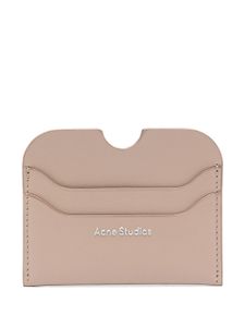 Acne Studios porte-cartes en cuir à logo - Tons neutres