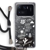 Good vibes: Xiaomi Mi 11 Ultra Transparant Hoesje met koord