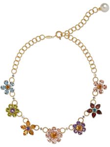 Dolce & Gabbana collier en or 18ct à breloques fleurs