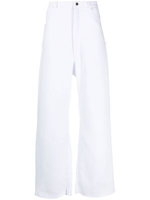 Natasha Zinko pantalon à design structuré - Blanc