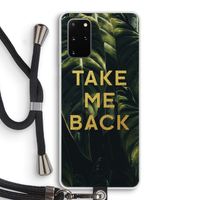 Take me back: Samsung Galaxy S20 Plus Transparant Hoesje met koord