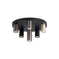 Searchlight PlafondlampTubes rond - 50570-6BK